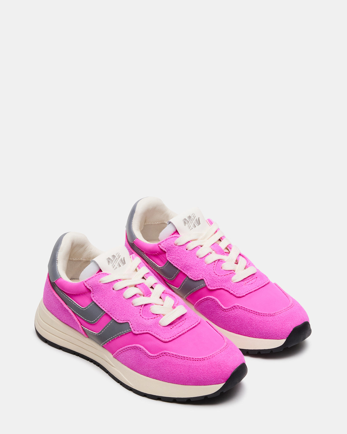 Steve Madden BURST Pink Multi Women's Low-Top Lace-Up Sneaker