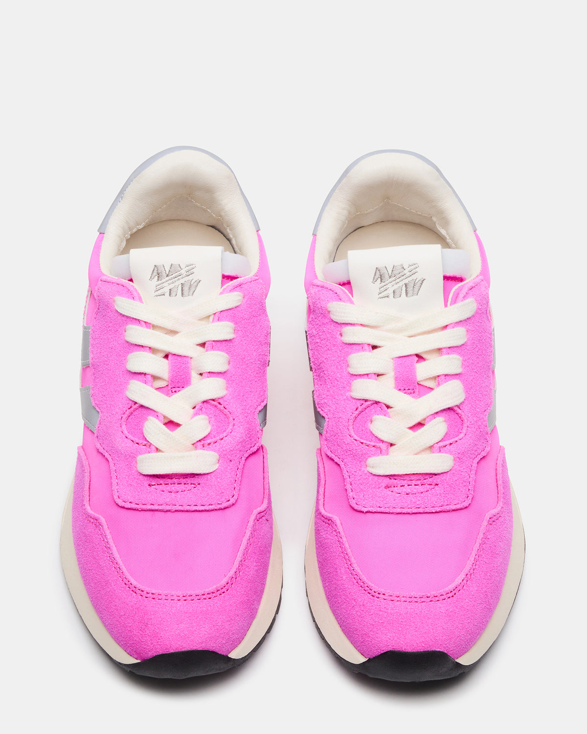 Steve Madden BURST Pink Multi Women's Low-Top Lace-Up Sneaker