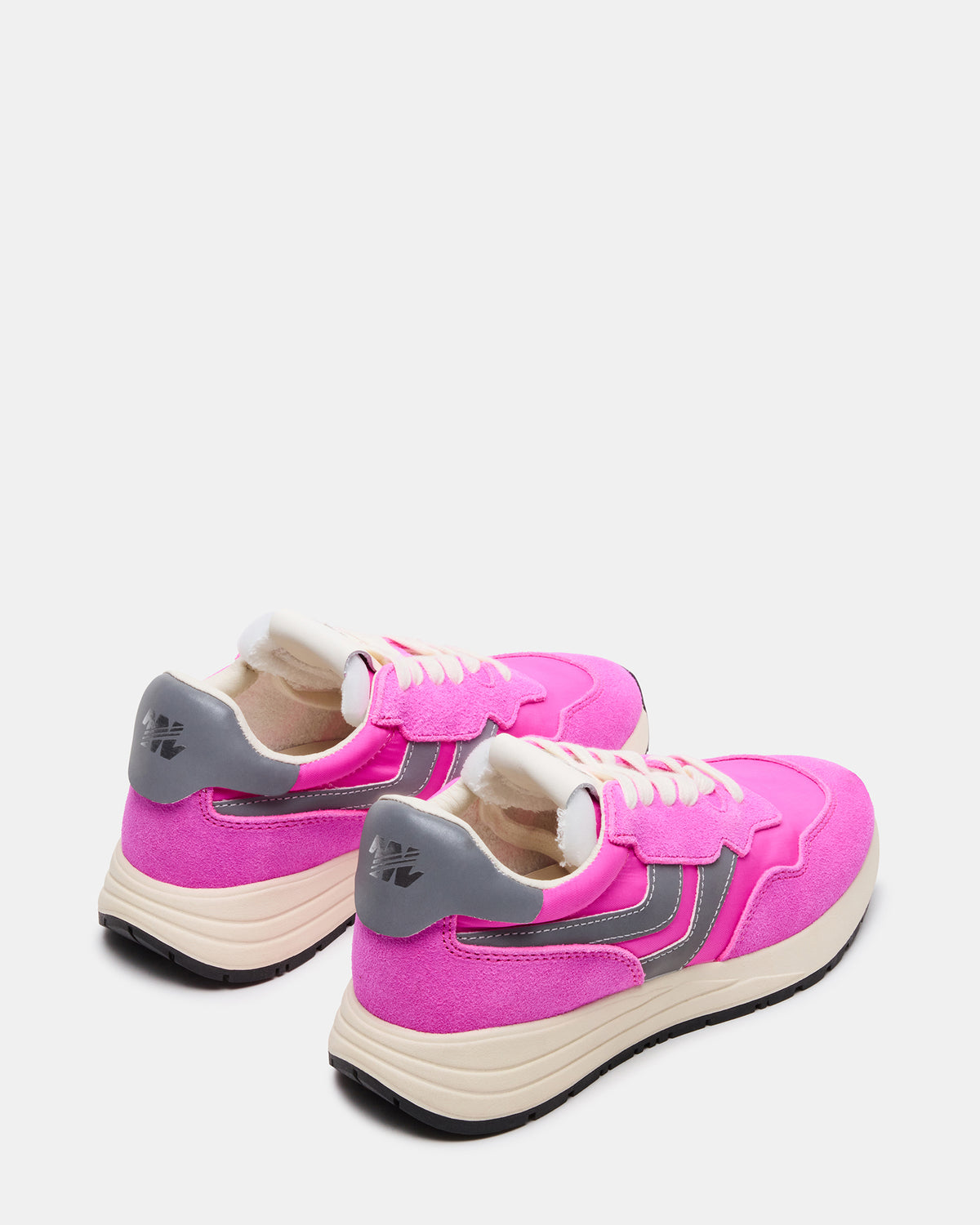 Steve Madden BURST Pink Multi Women's Low-Top Lace-Up Sneaker