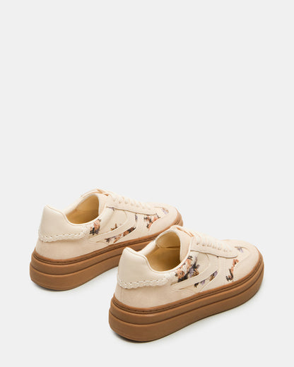 Steve Madden DODGE Floral Multi Low-Top Platform Women's Sneaker