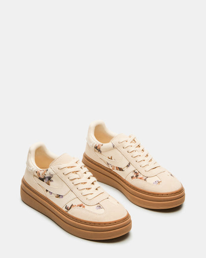 Steve Madden DODGE Floral Multi Low-Top Platform Women's Sneaker