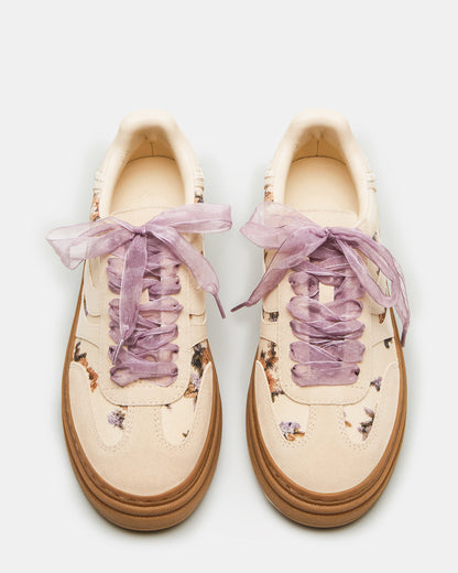 Steve Madden DODGE Floral Multi Low-Top Platform Women's Sneaker