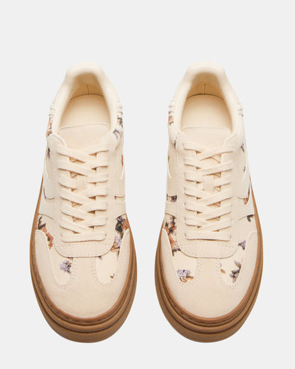 Steve Madden DODGE Floral Multi Low-Top Platform Women's Sneaker