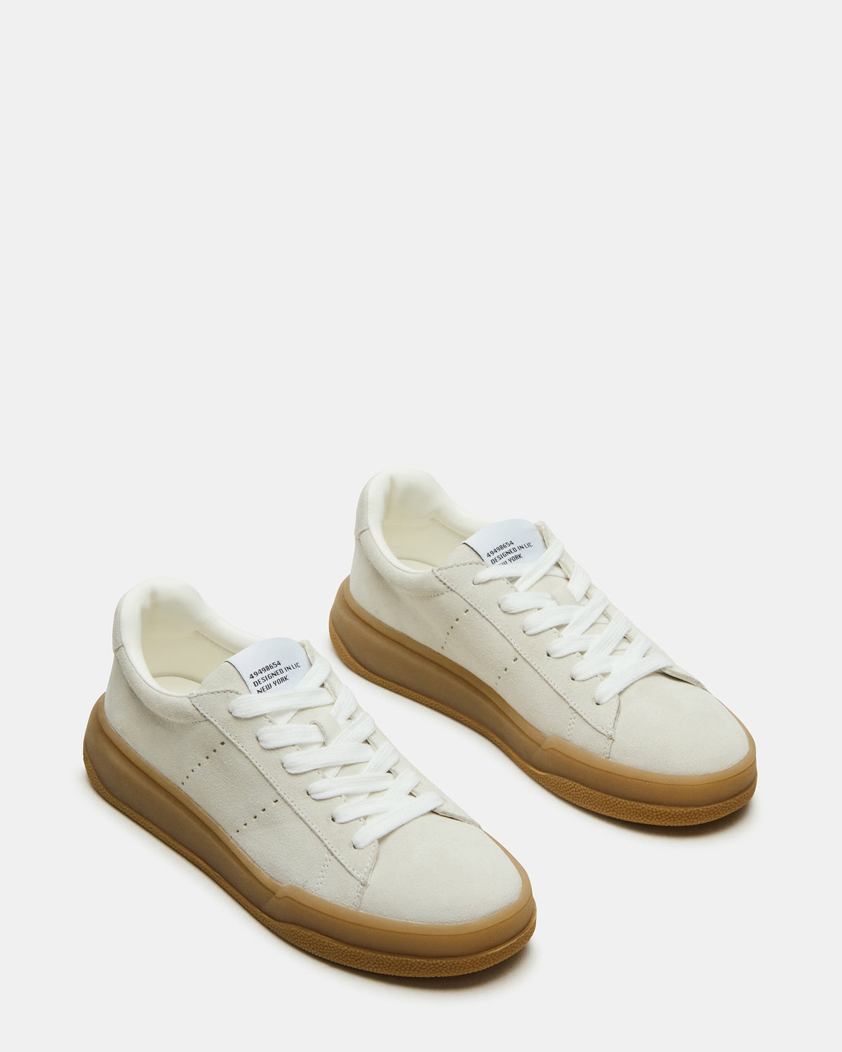 Steve Madden STRIVE Ice Suede Low-Top Lace-Up Sneaker | Women's Sneakers
