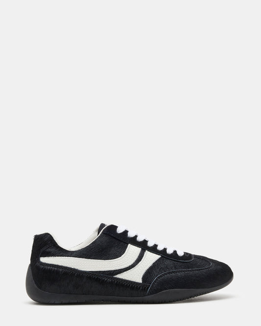 Steve Madden DOBSON Black Multi Women's Low-Top Lace-Up Sneaker