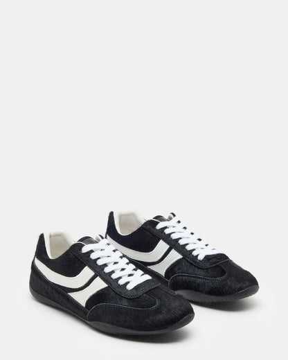 Steve Madden DOBSON Black Multi Women's Low-Top Lace-Up Sneaker