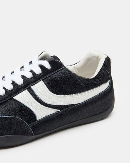 Steve Madden DOBSON Black Multi Women's Low-Top Lace-Up Sneaker