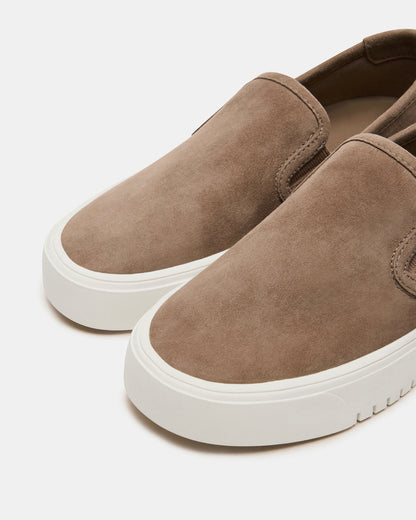 Steve Madden MURPHY Taupe Suede Low-Top Sneaker | Women's Sneakers