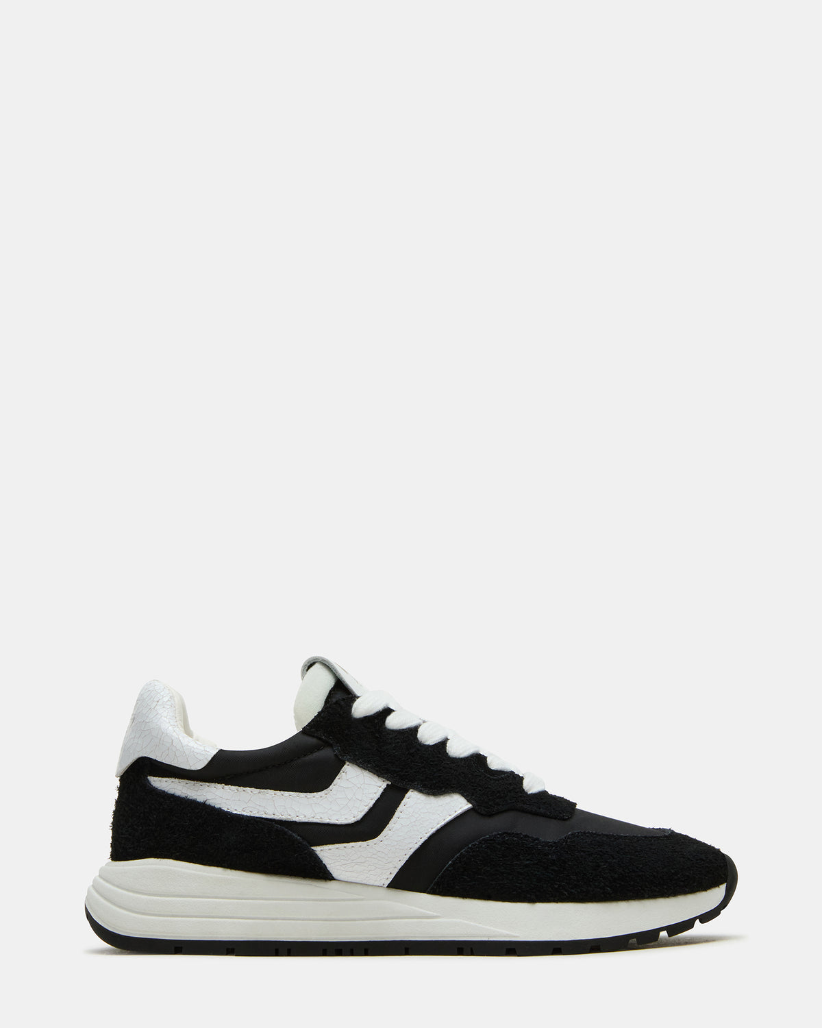 Steve Madden BURST Black Multi Women's Low-Top Lace-Up Sneaker