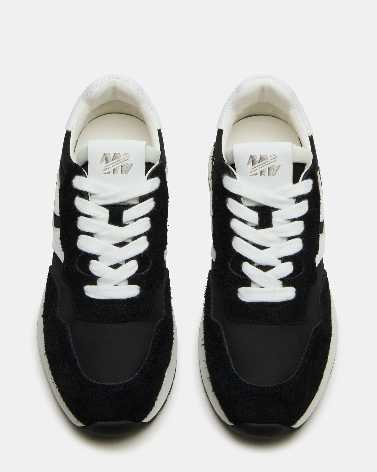 Steve Madden BURST Black Multi Women's Low-Top Lace-Up Sneaker