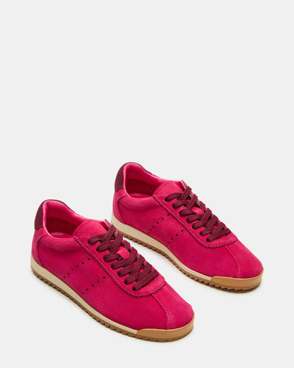 Steve Madden MIRAGE Hot Pink Low-Top Sneaker | Women's Sneakers