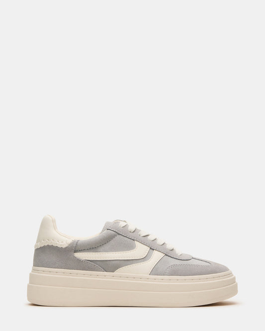 Steve Madden DODGE Grey Multi Low-Top Platform Women's Sneaker