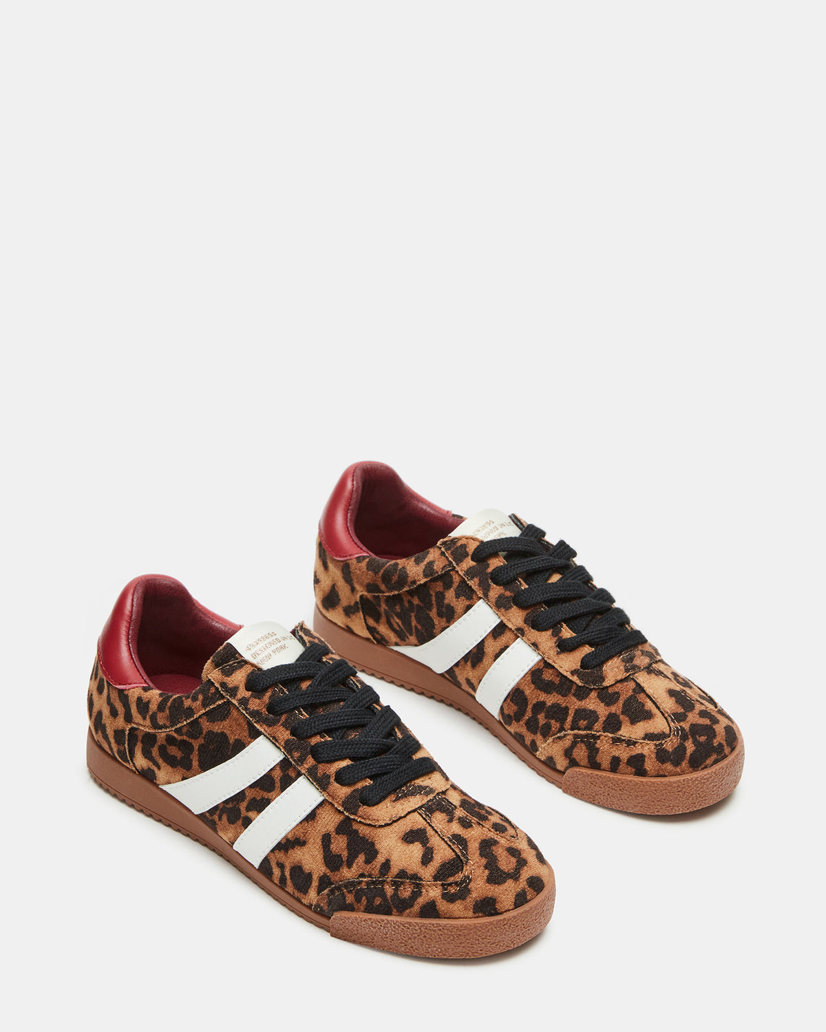 Steve Madden HUDSIN Leopard Women's Lace-Up Low-Top Sneaker