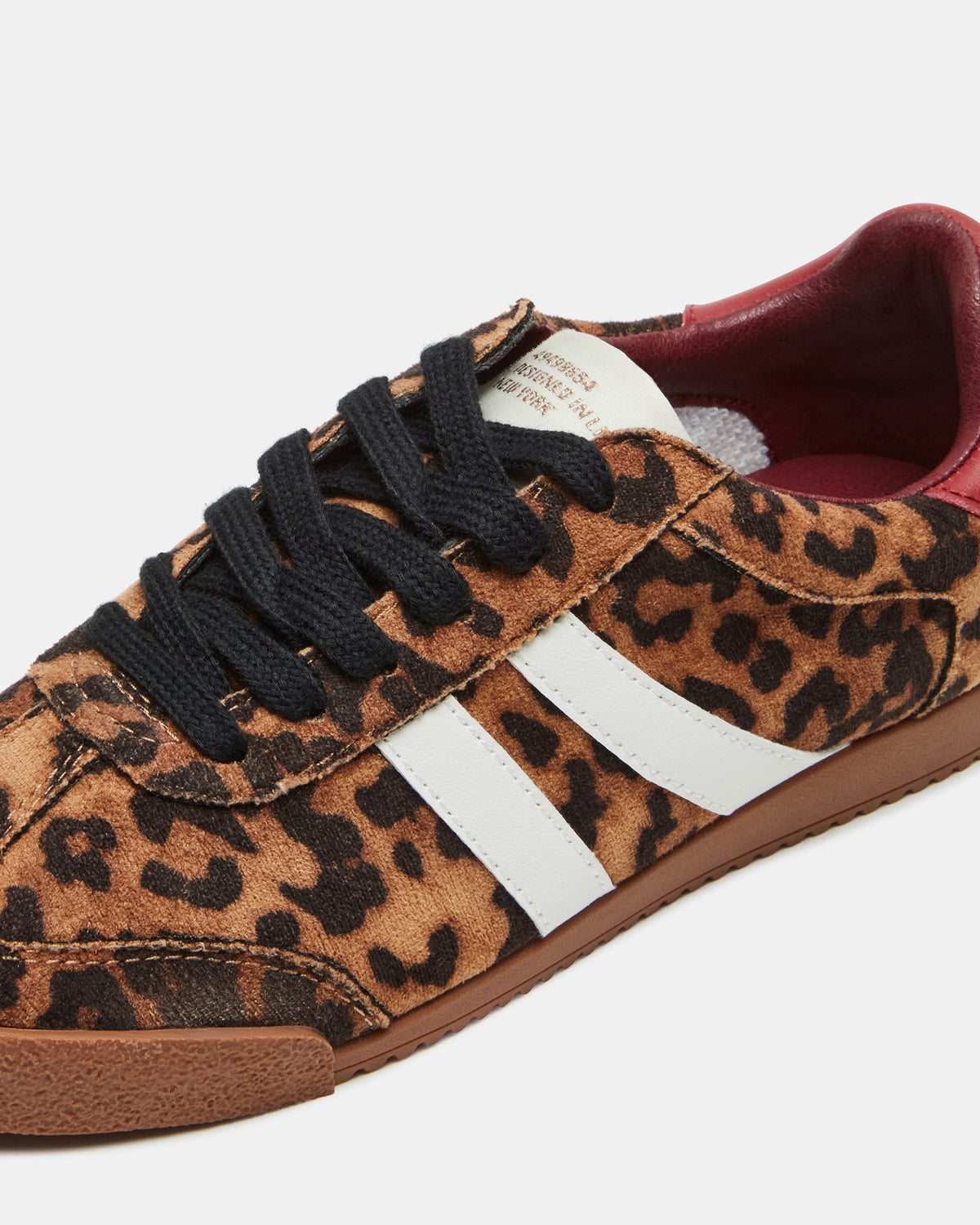 Steve Madden HUDSIN Leopard Women's Lace-Up Low-Top Sneaker