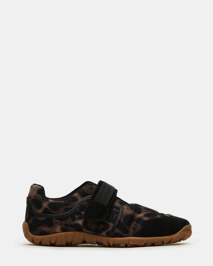 Steve Madden AGILITY Leopard Velcro Women's Mary Jane Low-Top Sneaker