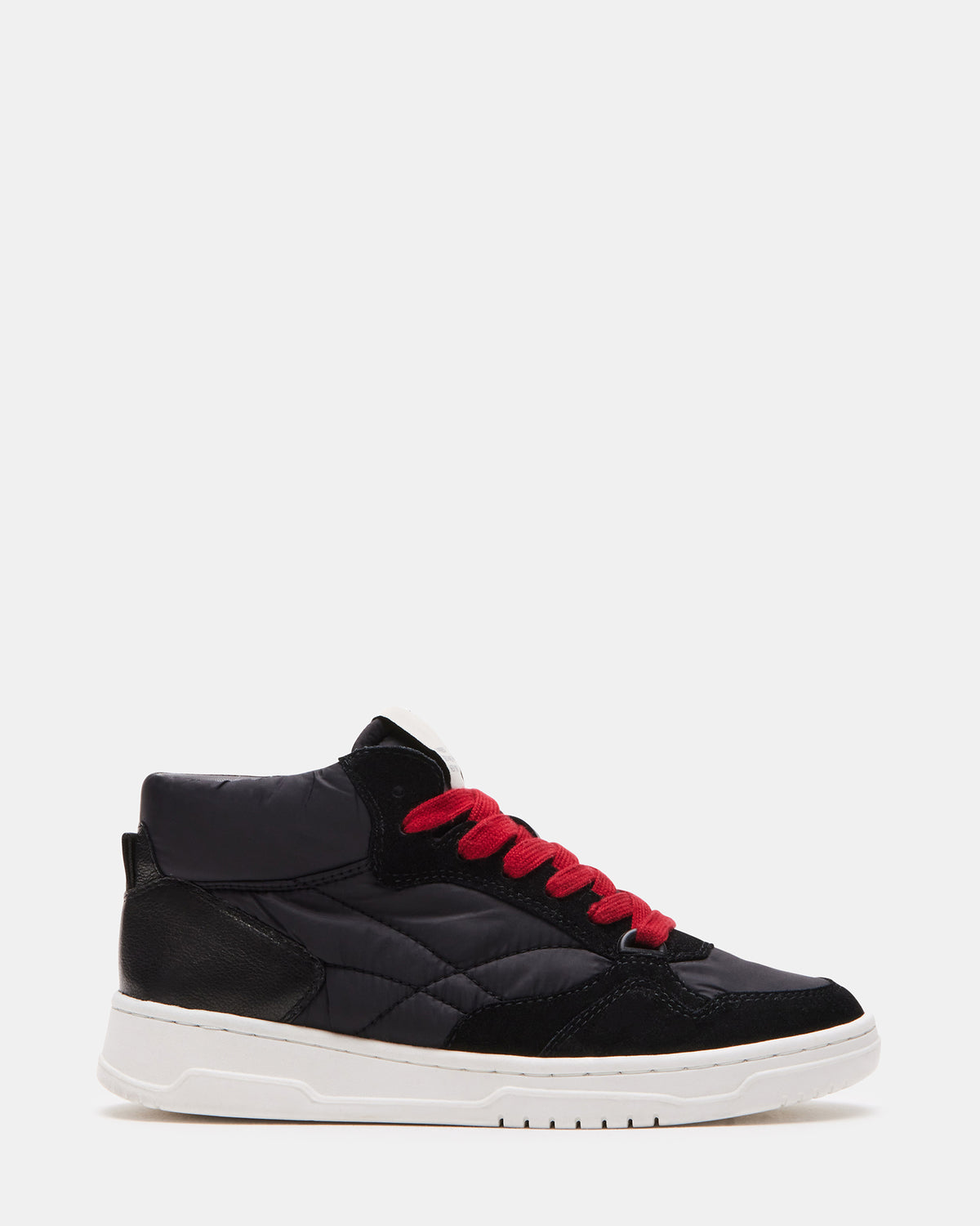 Steve Madden EVERETT Black Multi High-Top Lace-Up Sneaker | Women's Sneakers