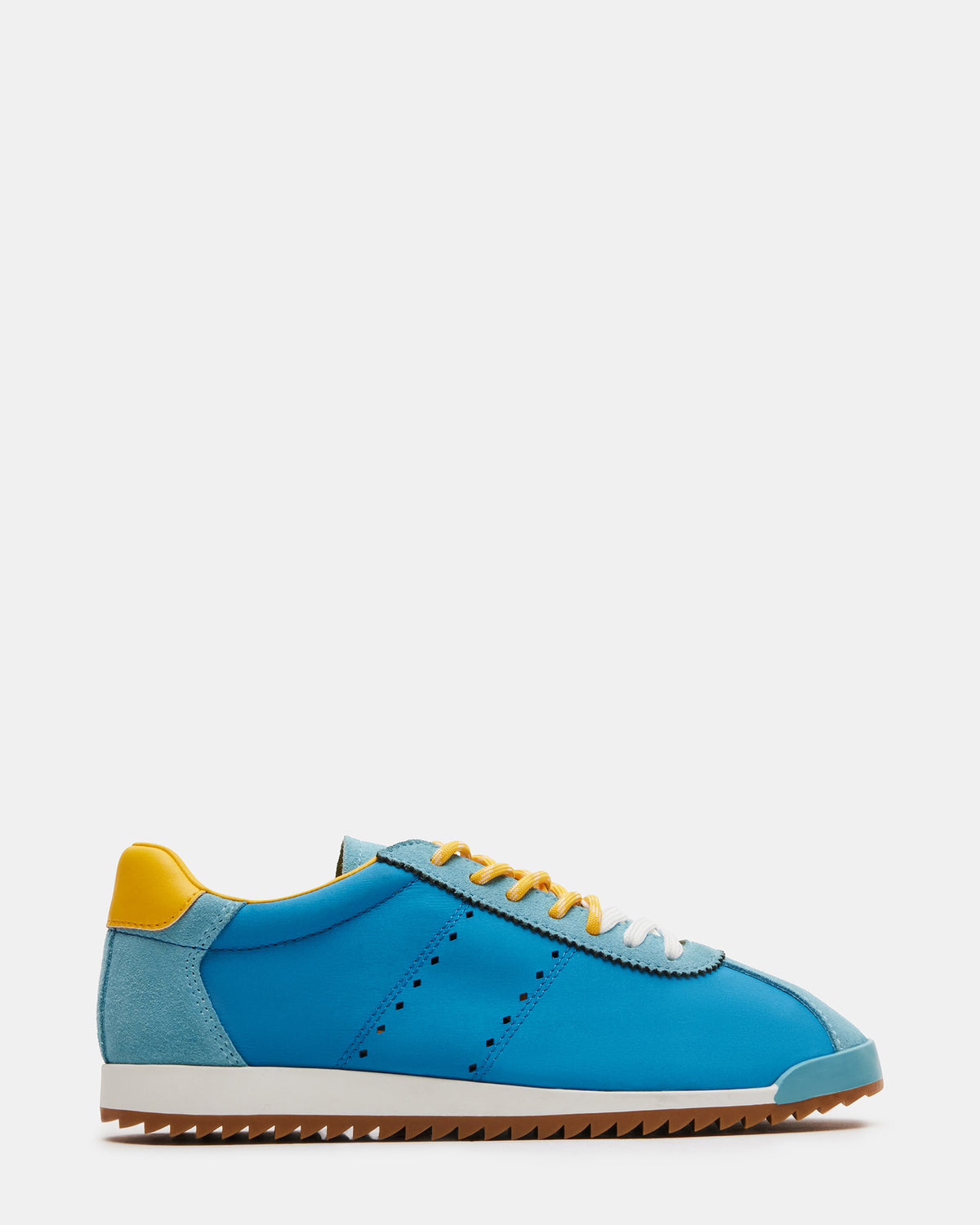 Steve Madden MIRAGE Blue/Yellow Low-Top Sneaker | Women's Sneakers