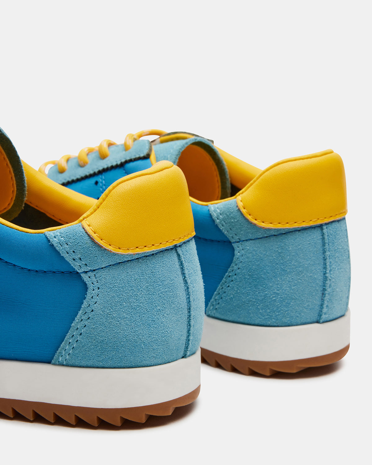Steve Madden MIRAGE Blue/Yellow Low-Top Sneaker | Women's Sneakers