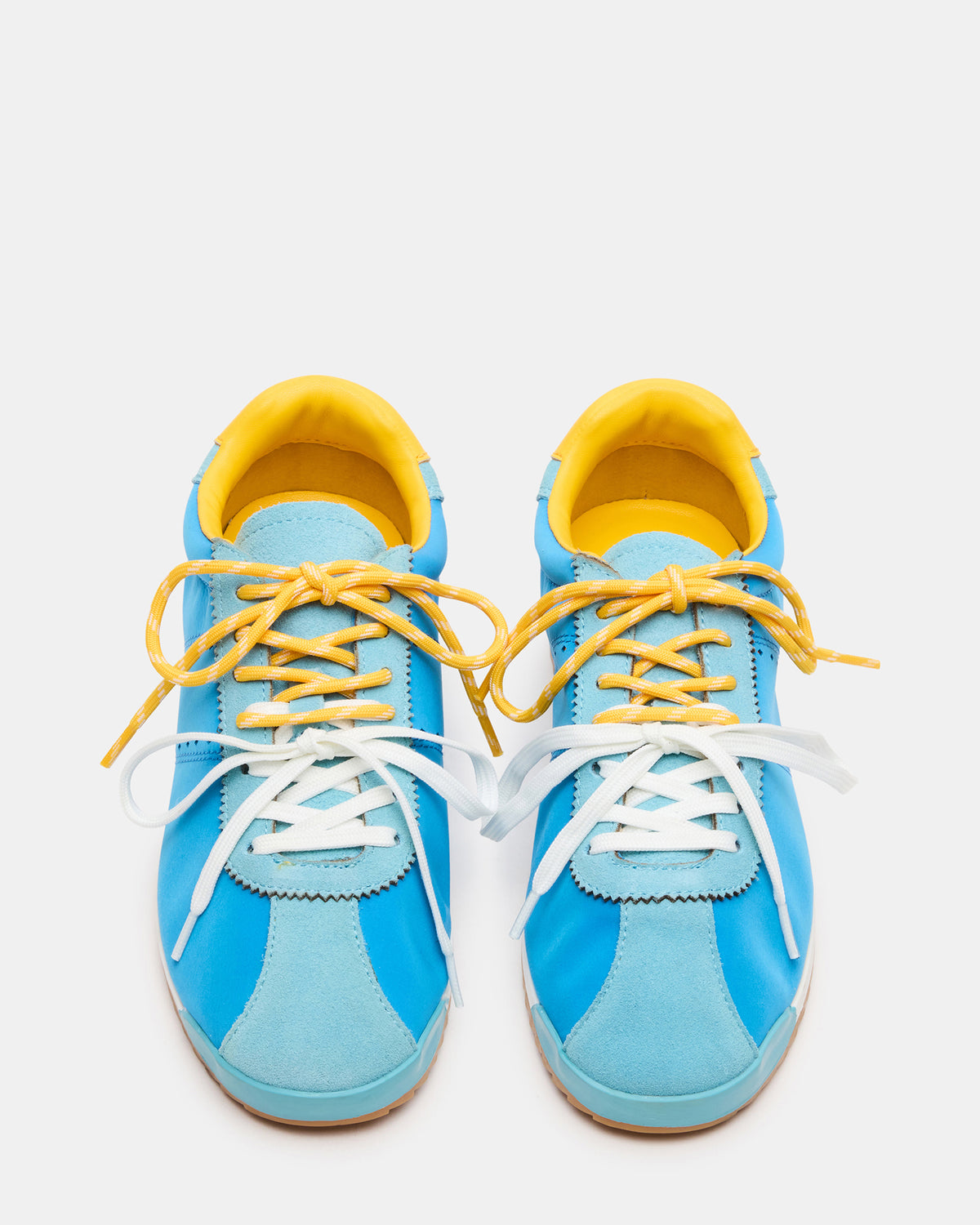 Steve Madden MIRAGE Blue/Yellow Low-Top Sneaker | Women's Sneakers