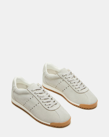 Steve Madden MIRAGE Grey Suede Low-Top Sneaker | Women's Sneakers