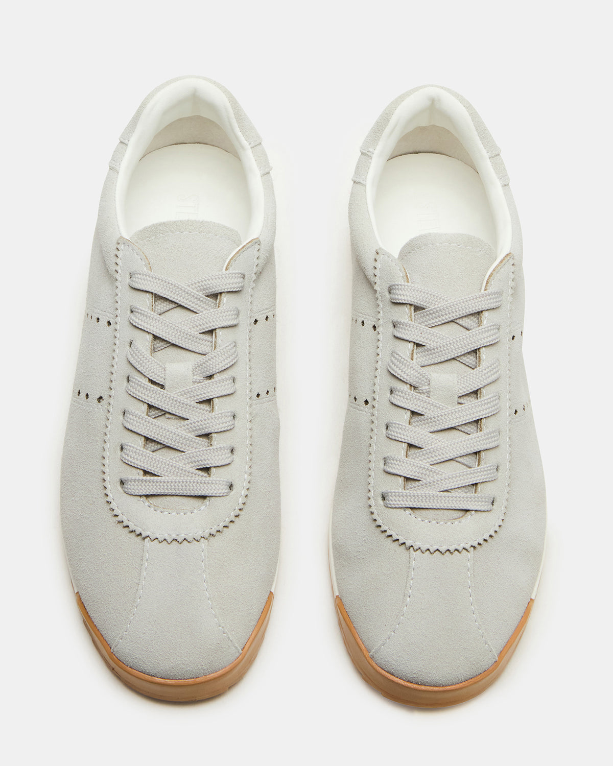 Steve Madden MIRAGE Grey Suede Low-Top Sneaker | Women's Sneakers