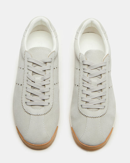 Steve Madden MIRAGE Grey Suede Low-Top Sneaker | Women's Sneakers