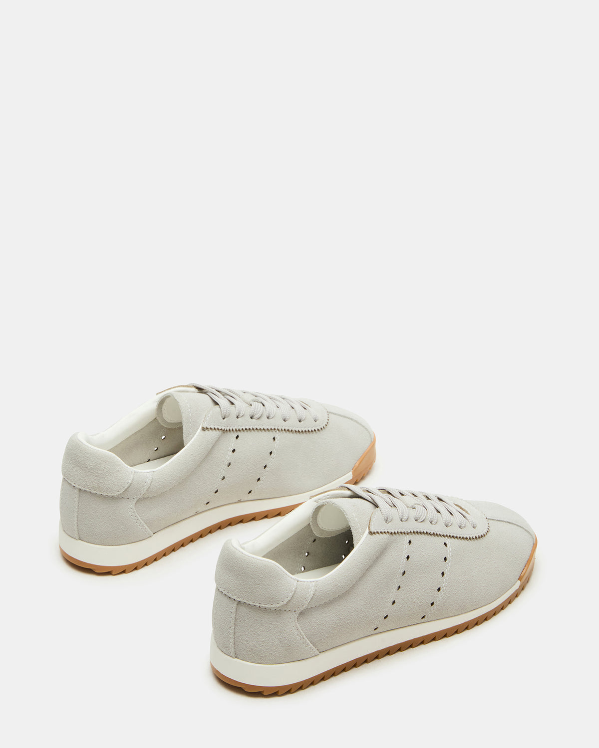 Steve Madden MIRAGE Grey Suede Low-Top Sneaker | Women's Sneakers