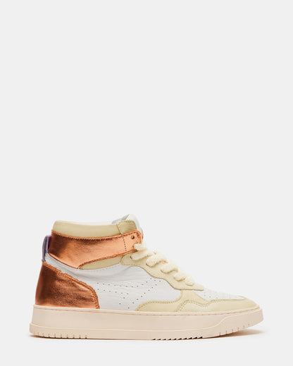 Steve Madden MARKED Yellow Multi High-Top Lace-Up Sneaker | Women's Sneakers