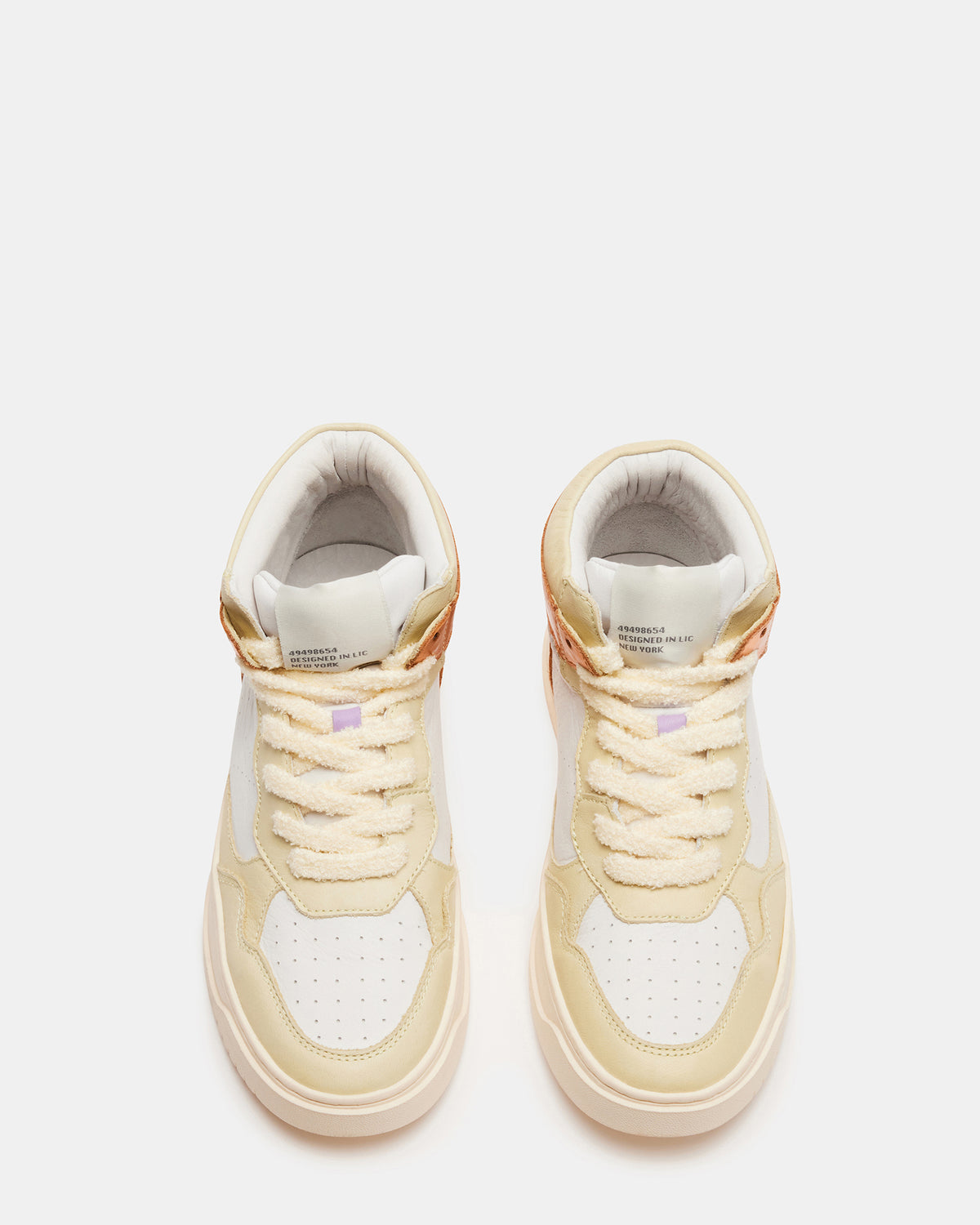 Steve Madden MARKED Yellow Multi High-Top Lace-Up Sneaker | Women's Sneakers