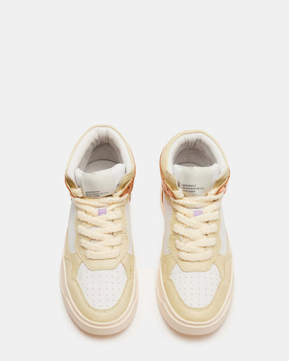 Steve Madden MARKED Yellow Multi High-Top Lace-Up Sneaker | Women's Sneakers
