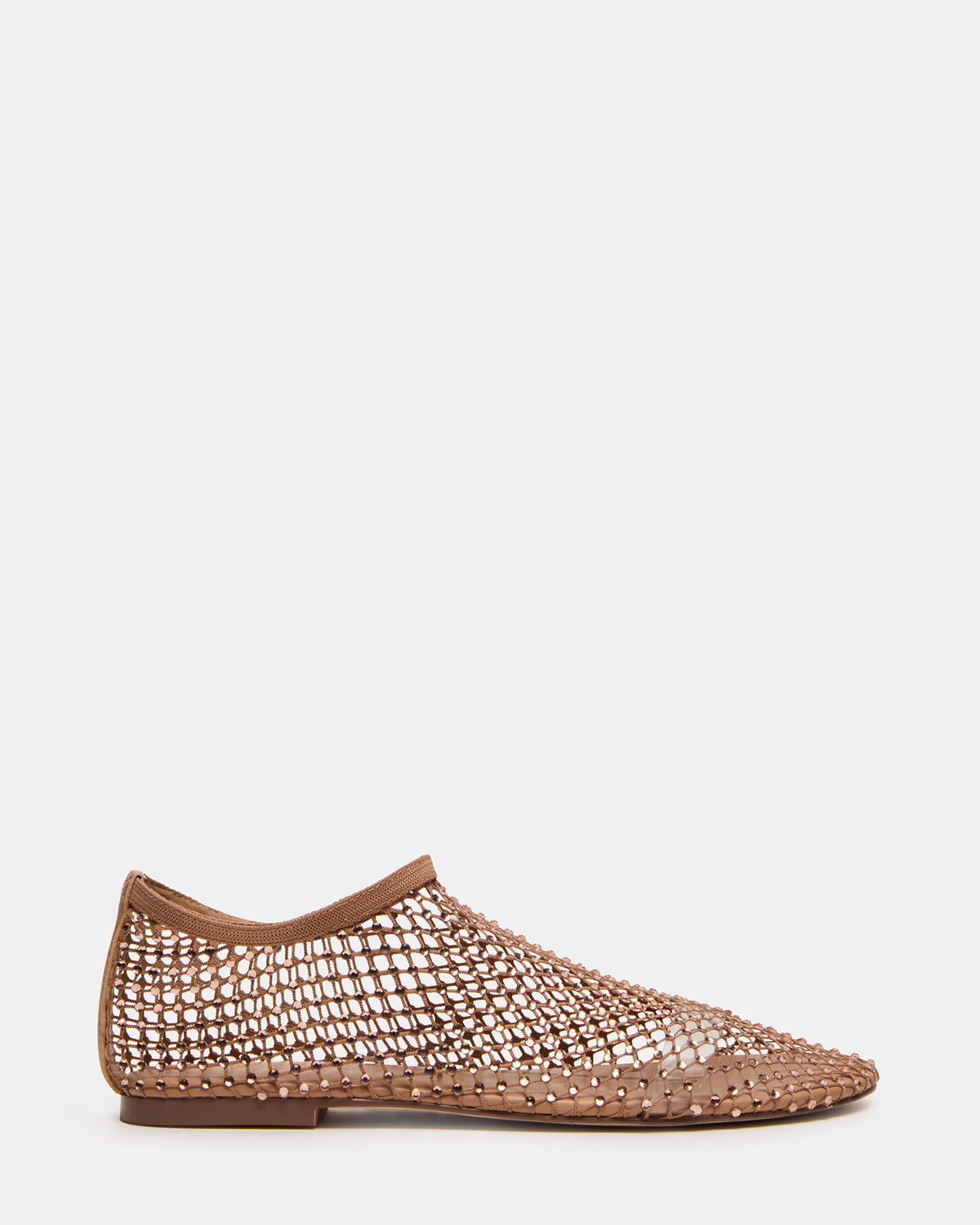 Steve Madden MINO Blush Rhinestones Women's Flat