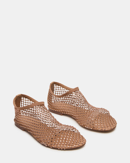Steve Madden MINO Blush Rhinestones Women's Flat