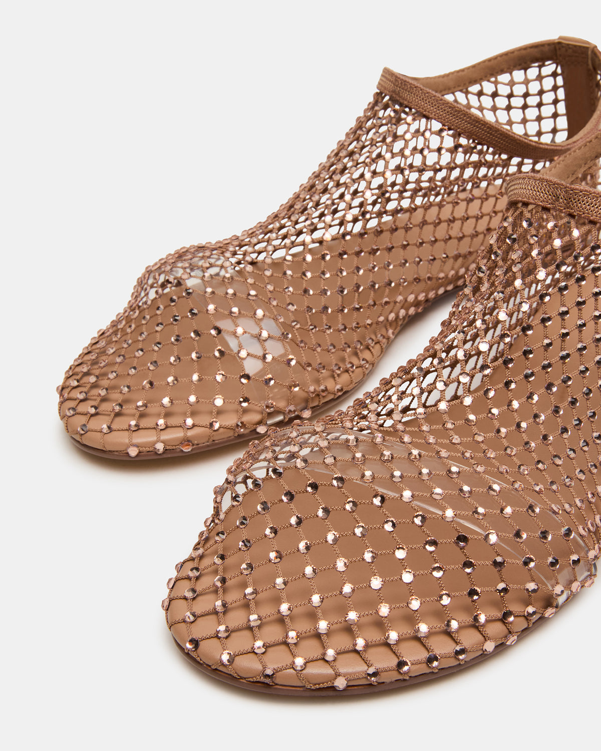 Steve Madden MINO Blush Rhinestones Women's Flat