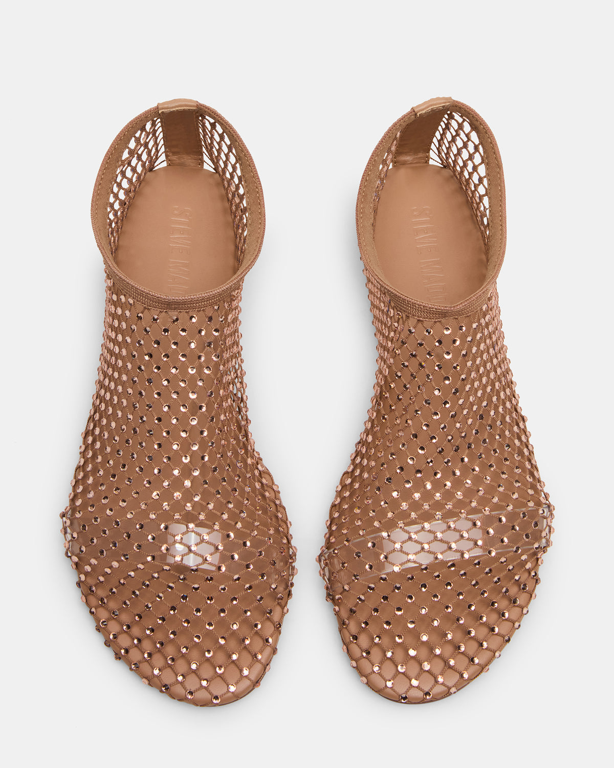 Steve Madden MINO Blush Rhinestones Women's Flat