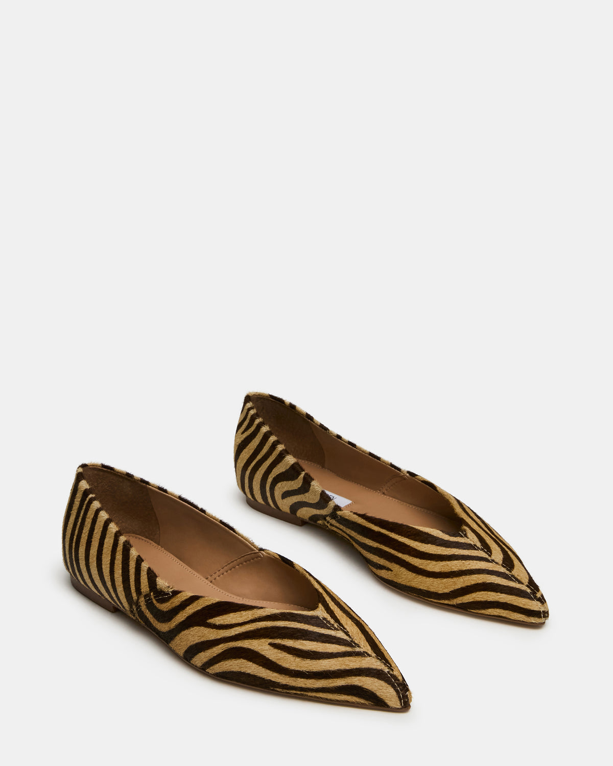 Steve Madden TOVI Tiger Pointed-Toe Ballet Women's Flat