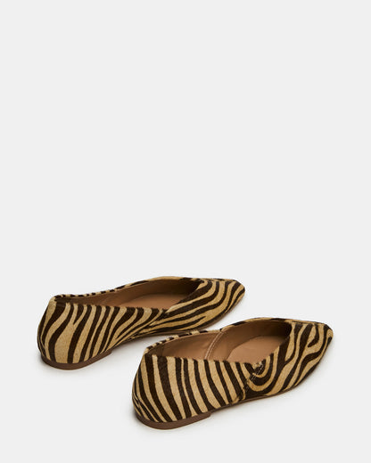 Steve Madden TOVI Tiger Pointed-Toe Ballet Women's Flat
