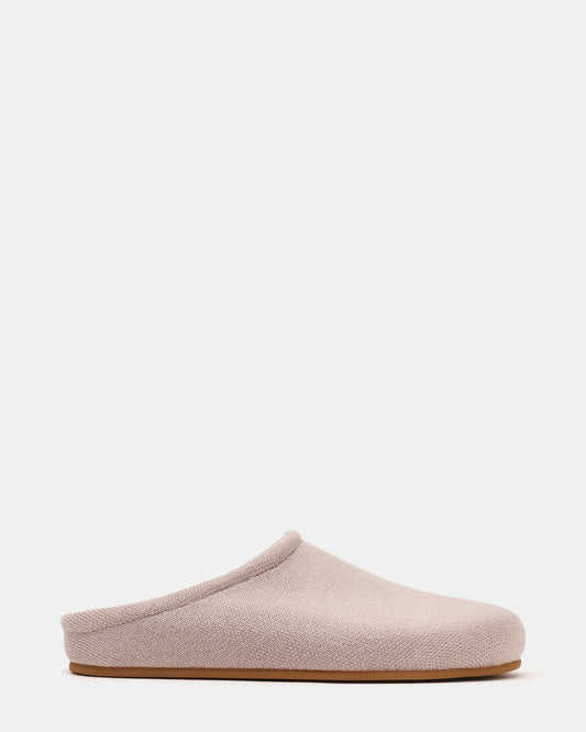 Steve Madden FERN Knit Taupe Mule Slip-On Round-Toe Women's Flat