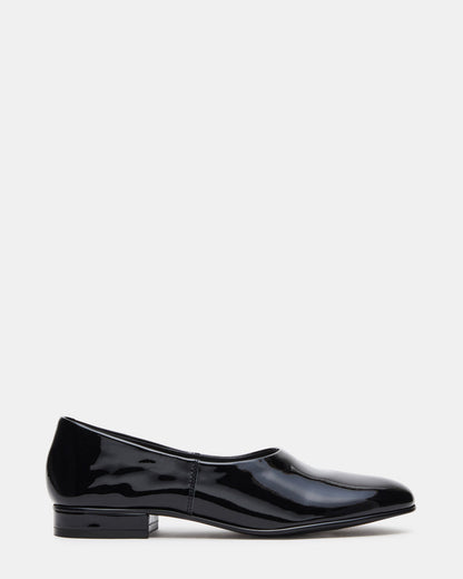 Steve Madden RANDALL Black Patent Ballet Women's Flat