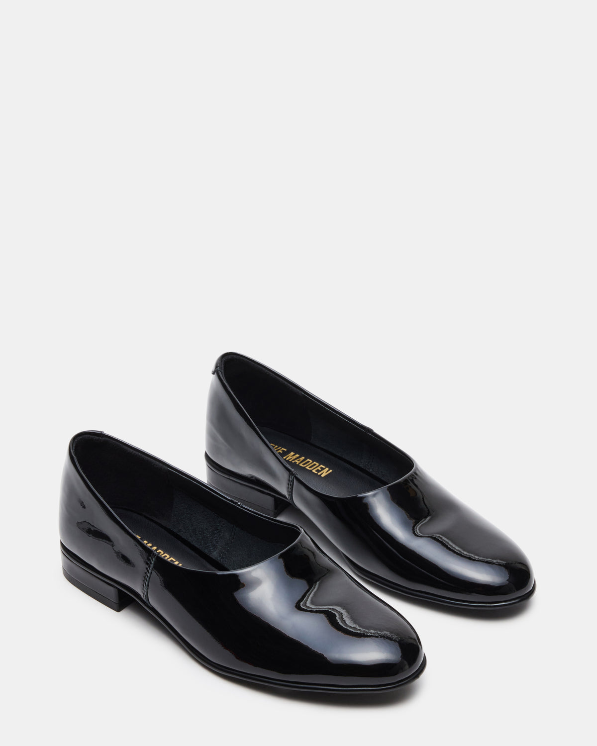 Steve Madden RANDALL Black Patent Ballet Women's Flat