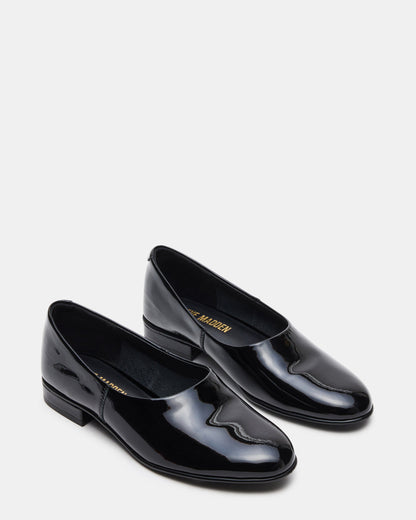 Steve Madden RANDALL Black Patent Ballet Women's Flat