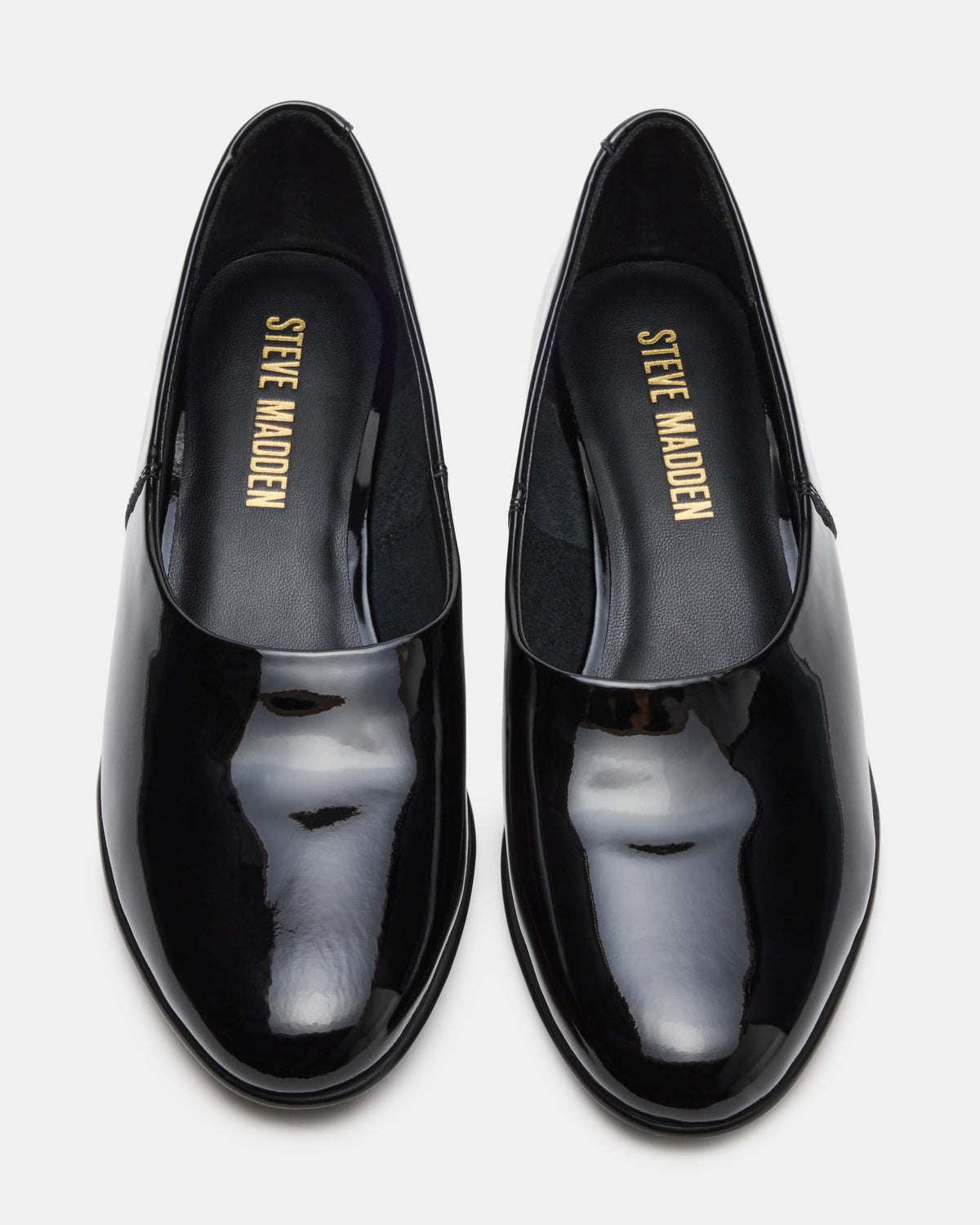 Steve Madden RANDALL Black Patent Ballet Women's Flat