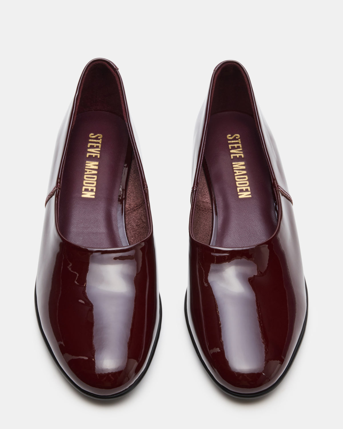 Steve Madden RANDALL Burgundy Patent Ballet Women's Flat