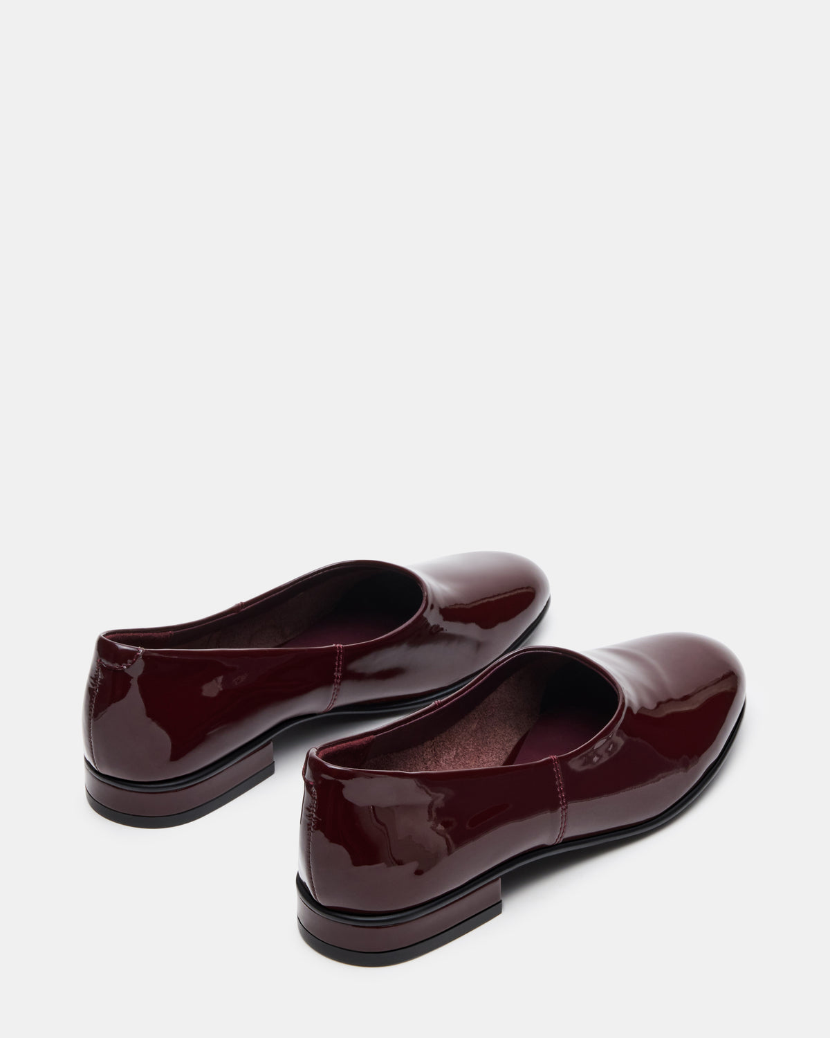 Steve Madden RANDALL Burgundy Patent Ballet Women's Flat