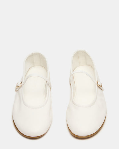 Steve Madden BESETTE Bone Leather Mary Jane Ballet Women's Flat