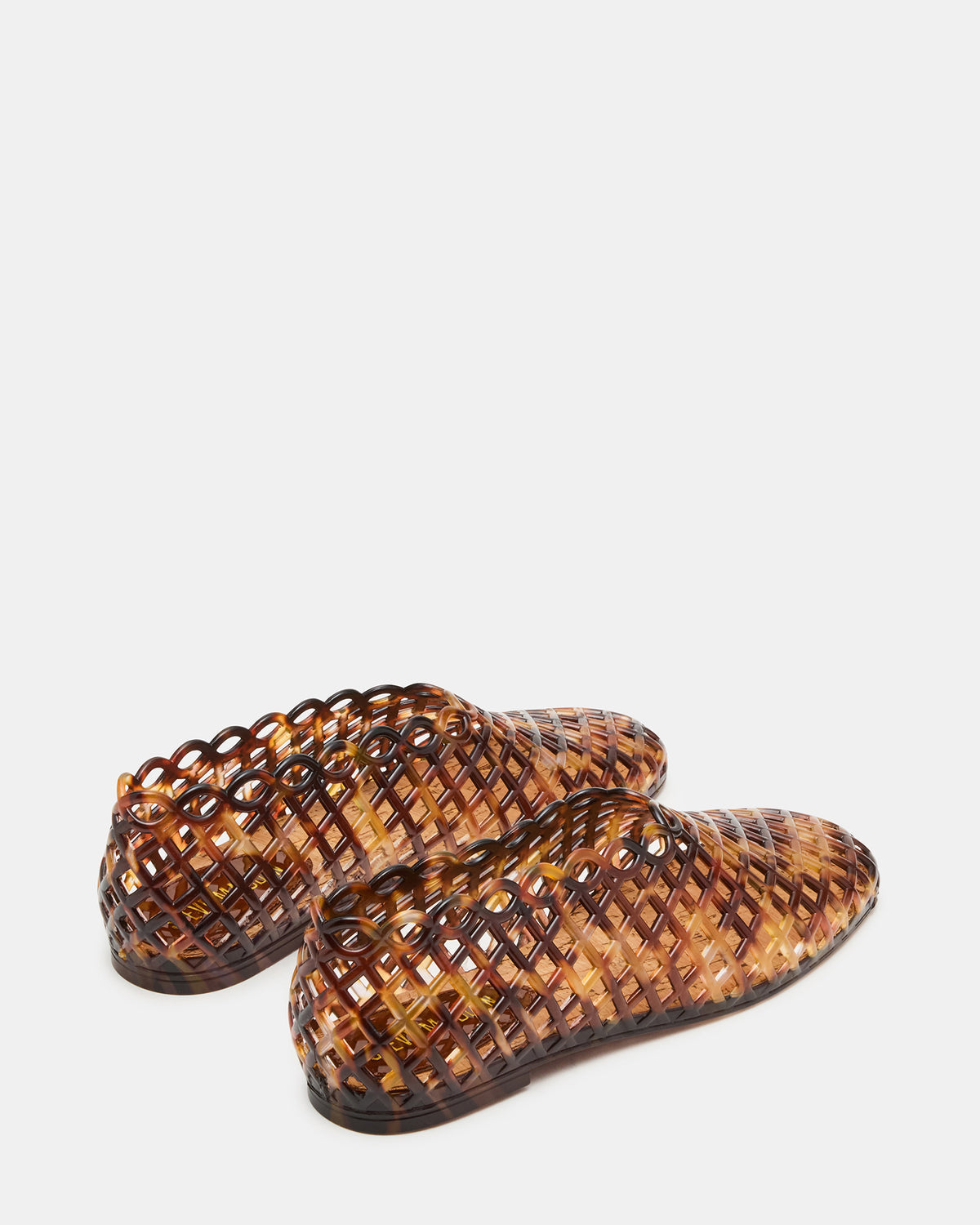 Steve Madden GROVE Tortoise Square-Toe Jelly Women's Flat
