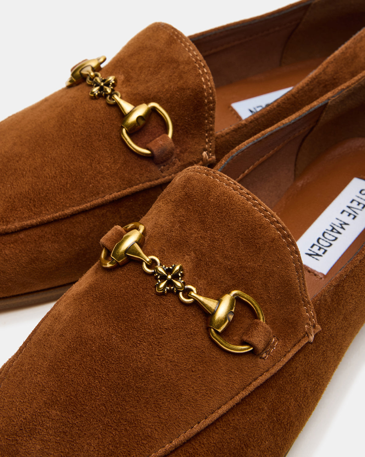 Steve Madden GRAFTON Chestnut Suede Women's Loafer