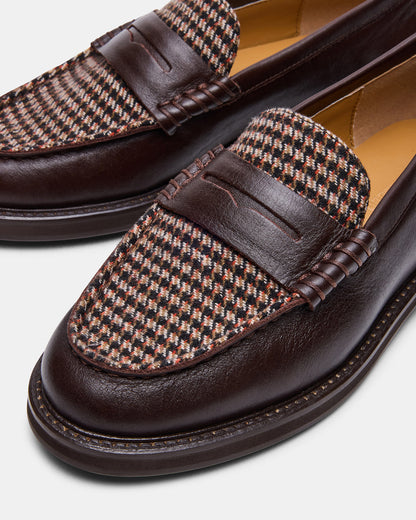 Steve Madden MADISON Brown Multi Women's Penny Loafer