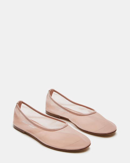 Steve Madden MEADOW Blush Mesh Women's Ballet Flats