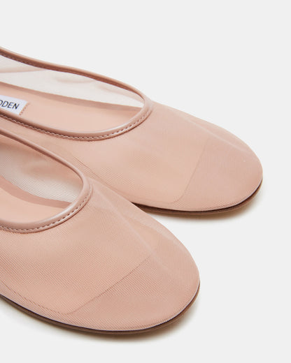 Steve Madden MEADOW Blush Mesh Women's Ballet Flats