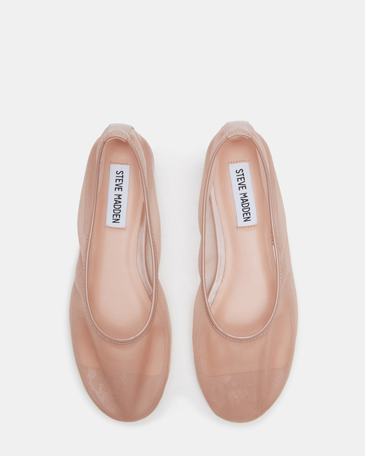 Steve Madden MEADOW Blush Mesh Women's Ballet Flats